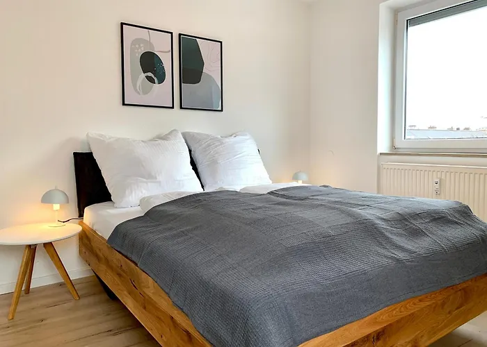 Modern 2-bedroom Near Messe 2-4 Guests Apartman Augsburg